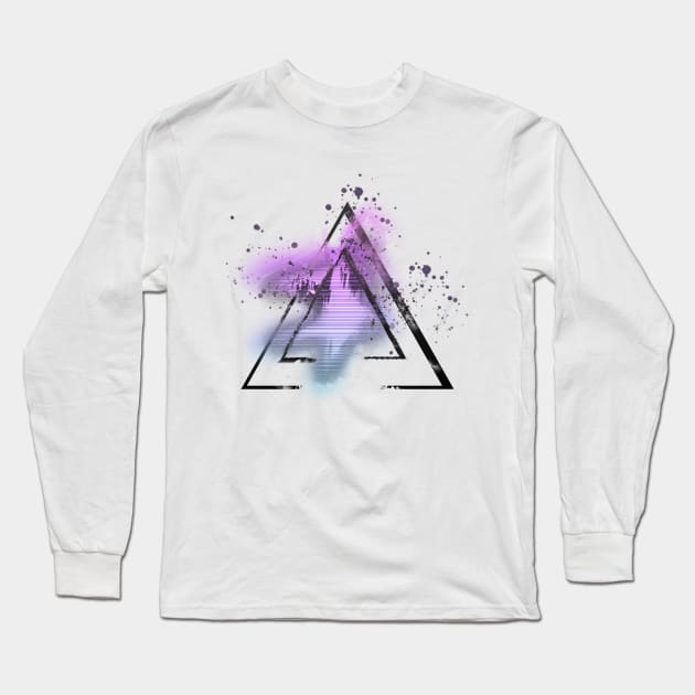 Grunge - Triangle Long Sleeve T-Shirt by BrightBeak